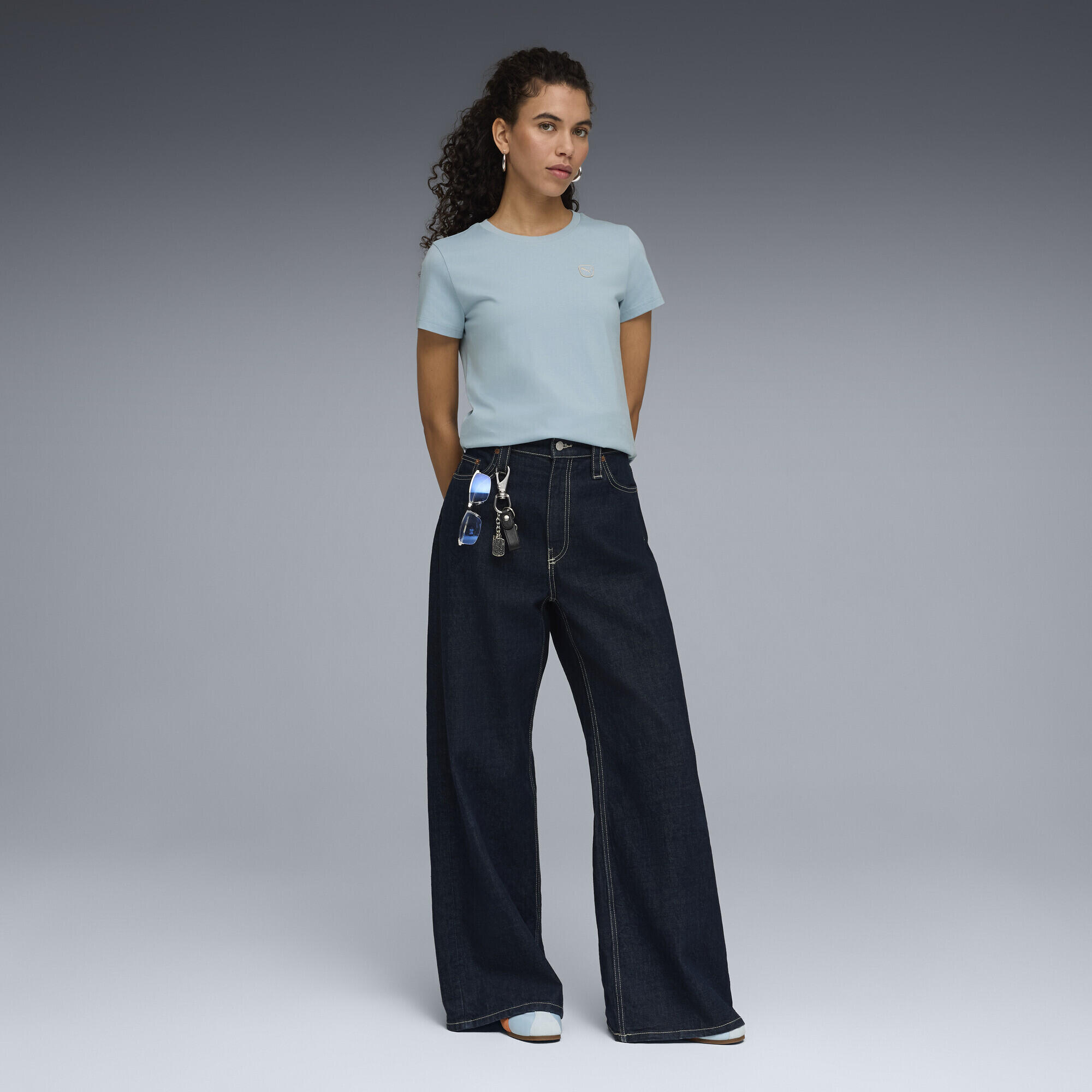 Essentials Elevated T-shirt voor dames PUMA 4/5
