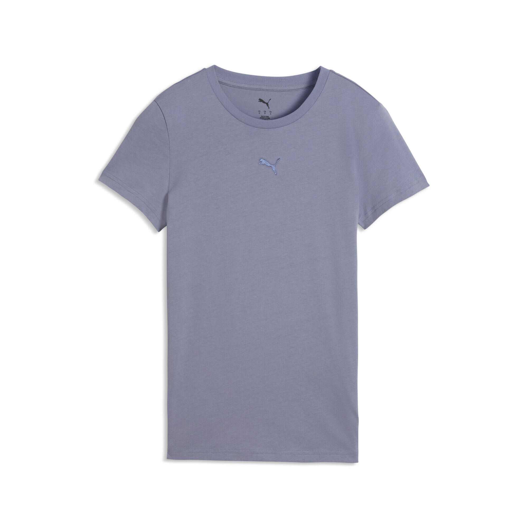 Tricou alergare femei logo brodat, bej PUMA