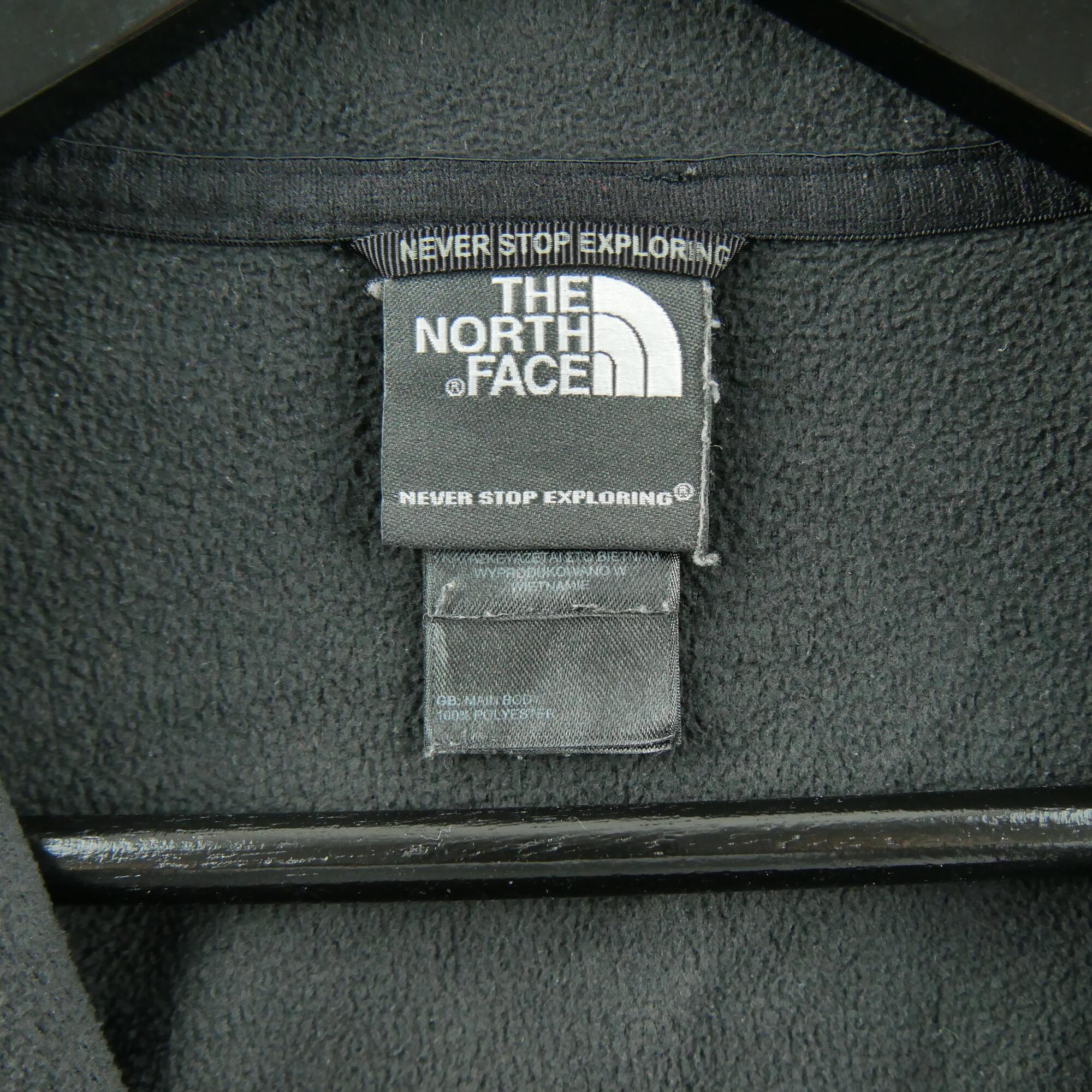 Tweedehands - Heren TNF Zwarte Fleece Pullover - Zeer goede staat 6/7