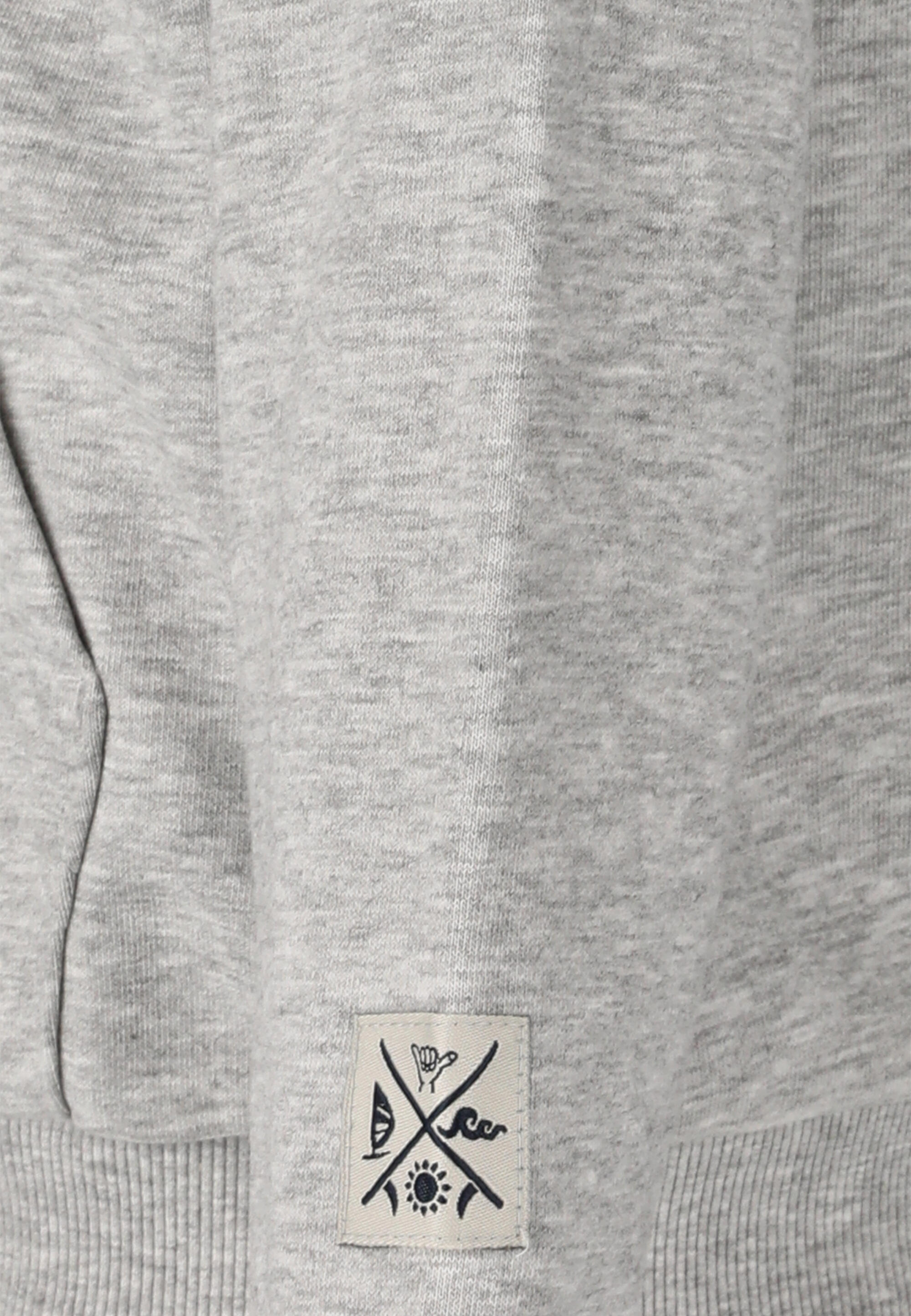 Sudadera con capucha infantil Zigzag Lumix Melange 3/5