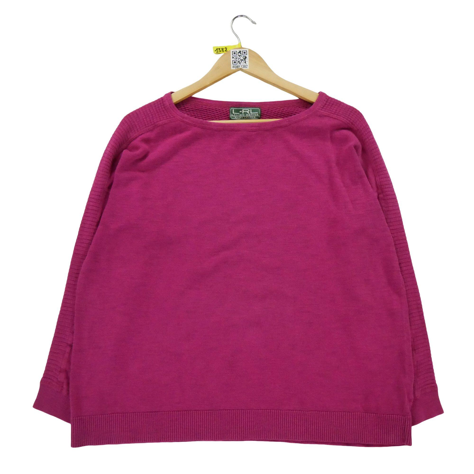 RALPH LAUREN Seconde vie - Pull Femme  Rose - Bon état