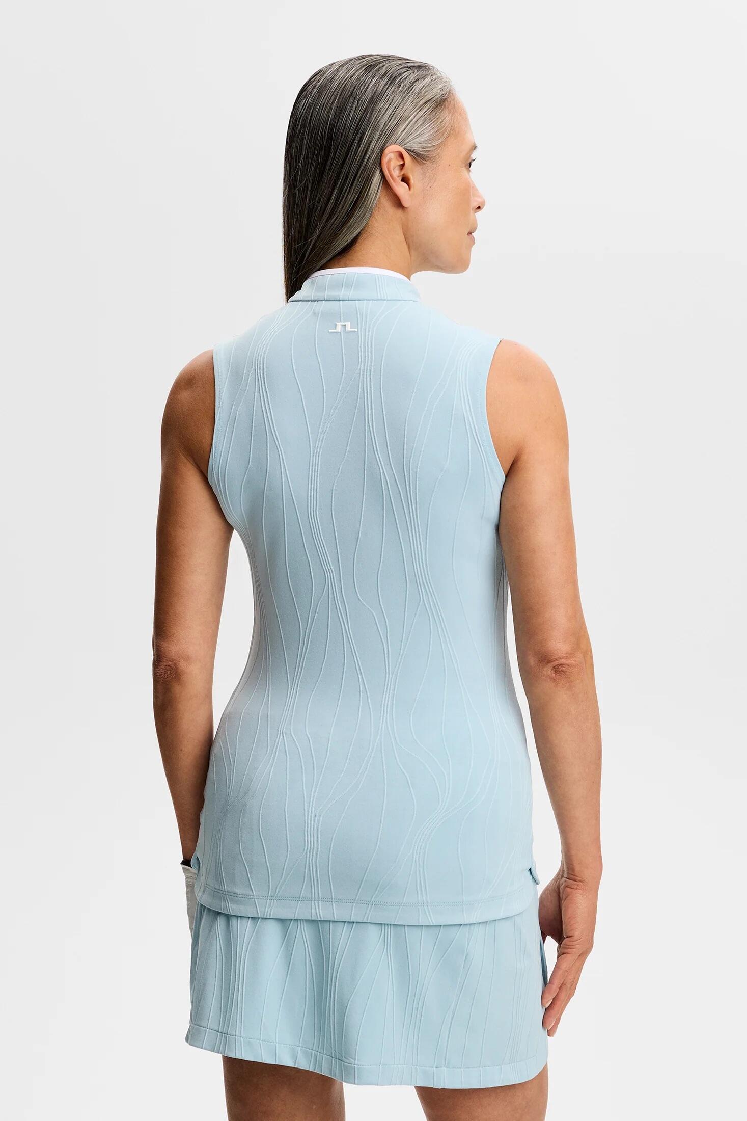 Haut sans manches Mila  femme, bleu 3/4