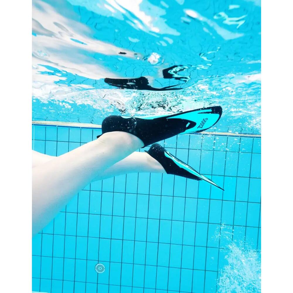 Palmes Zoggs Energy Turquoise/Noir 3/4