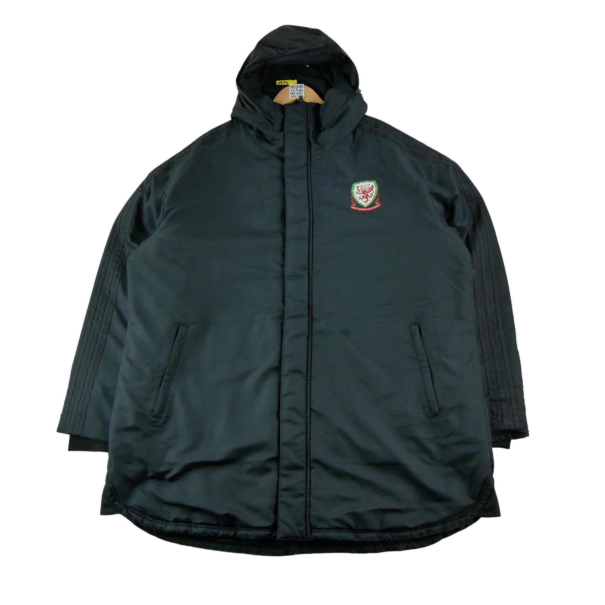 ADIDAS Reconditionné - Parka Homme Noir - Bon État