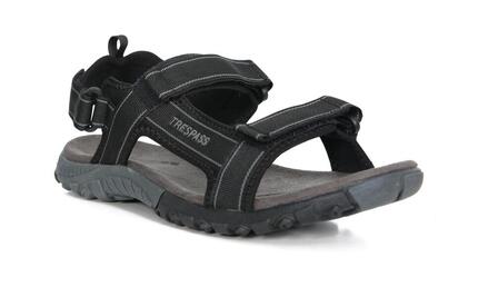 Sandales de marche homme Trespass Alderley, noires