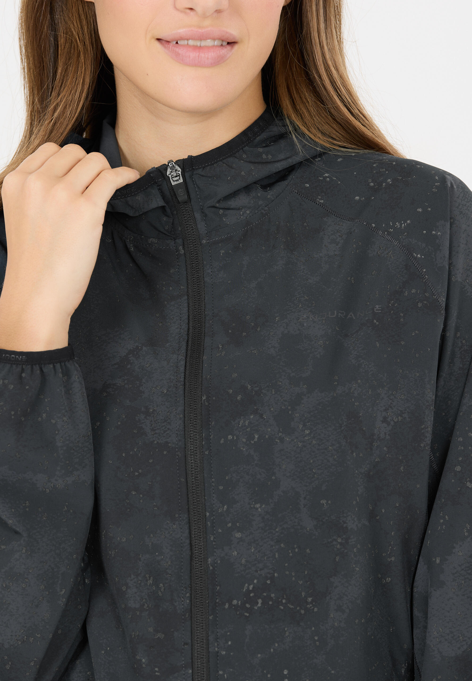 Chaqueta con capucha Endurance Braylen AOP 3/5
