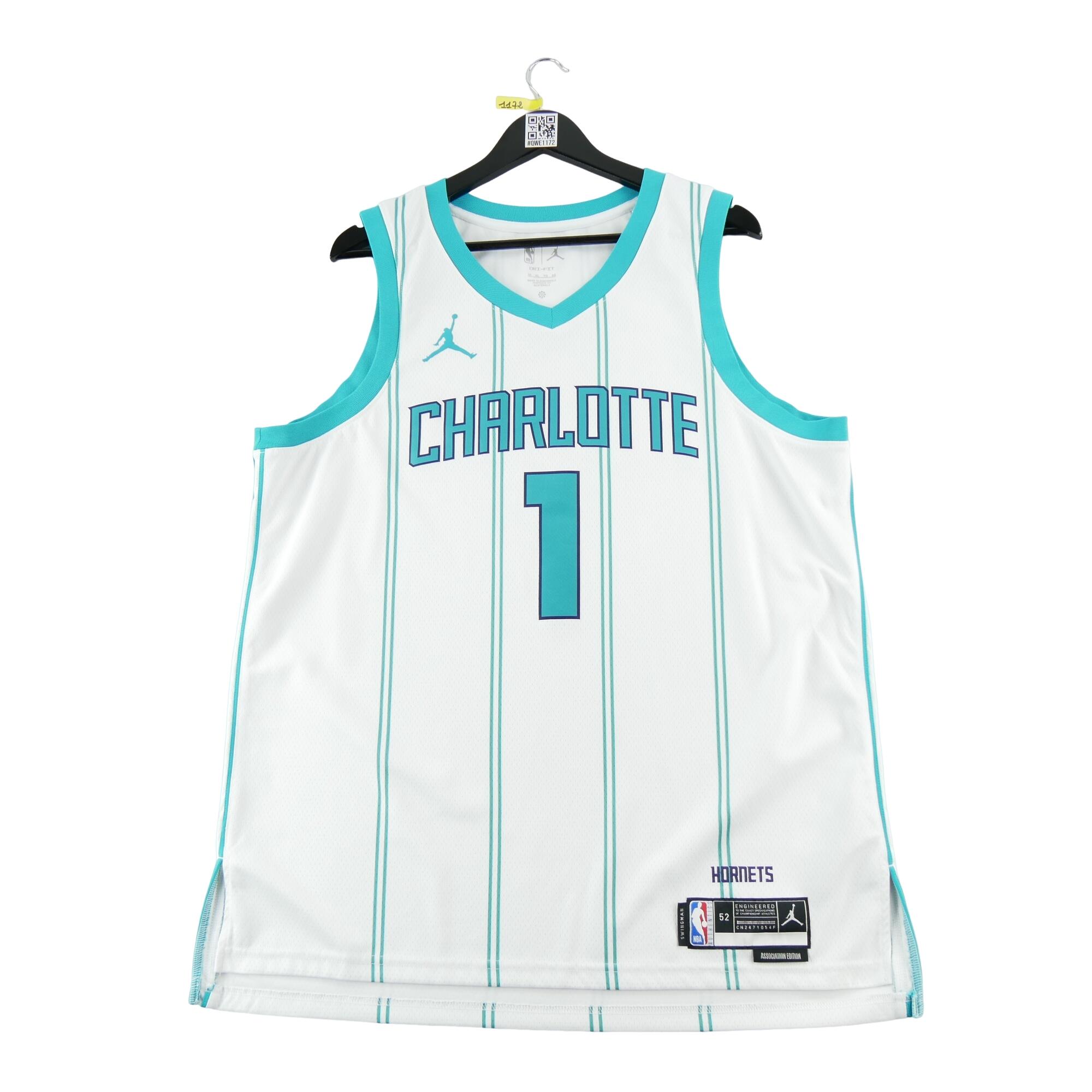 JORDAN Reconditionné - Maillot Homme NBA Hornets de Charlotte - Bon État