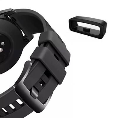Set da 2 anelli ferma cinturino in silicone per smartwatch