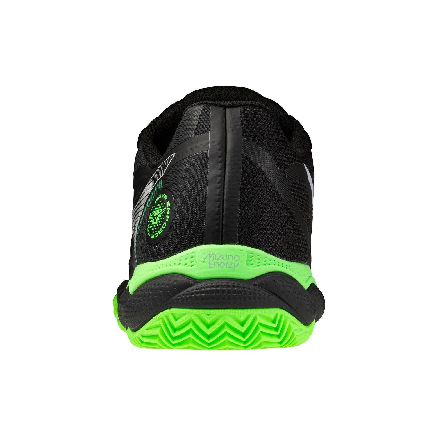 Mizuno Wave Enforce Court Pádel Preto/verde 61gb2437 5/5