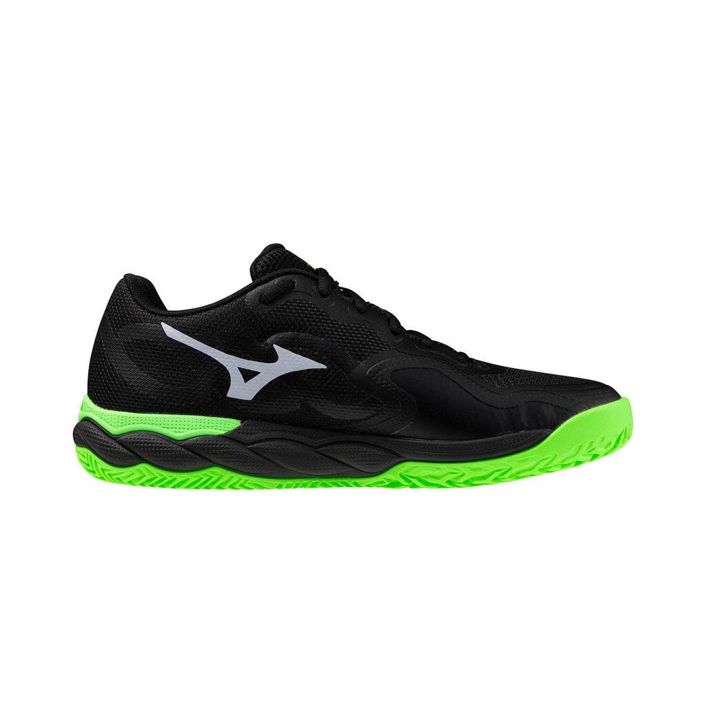 Mizuno Wave Enforce Court Pádel Negro/verde 61gb2437