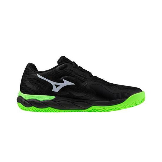 Mizuno Wave Enforce Court Padel Nero/verde 61gb2437