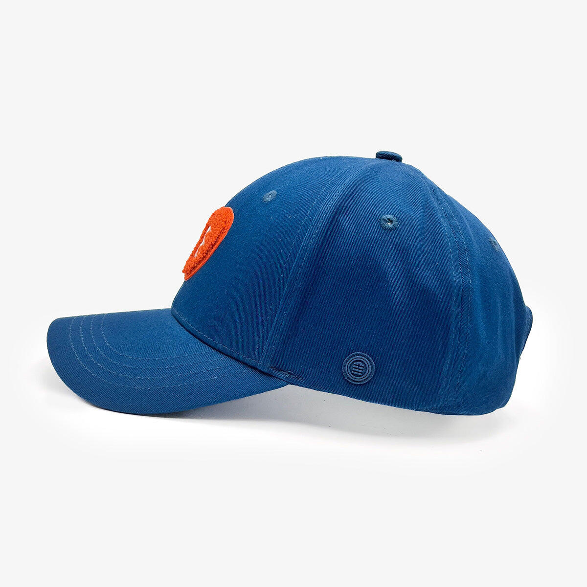 Gorra de algodón con insignia de corazón SB azul opalino 3/4