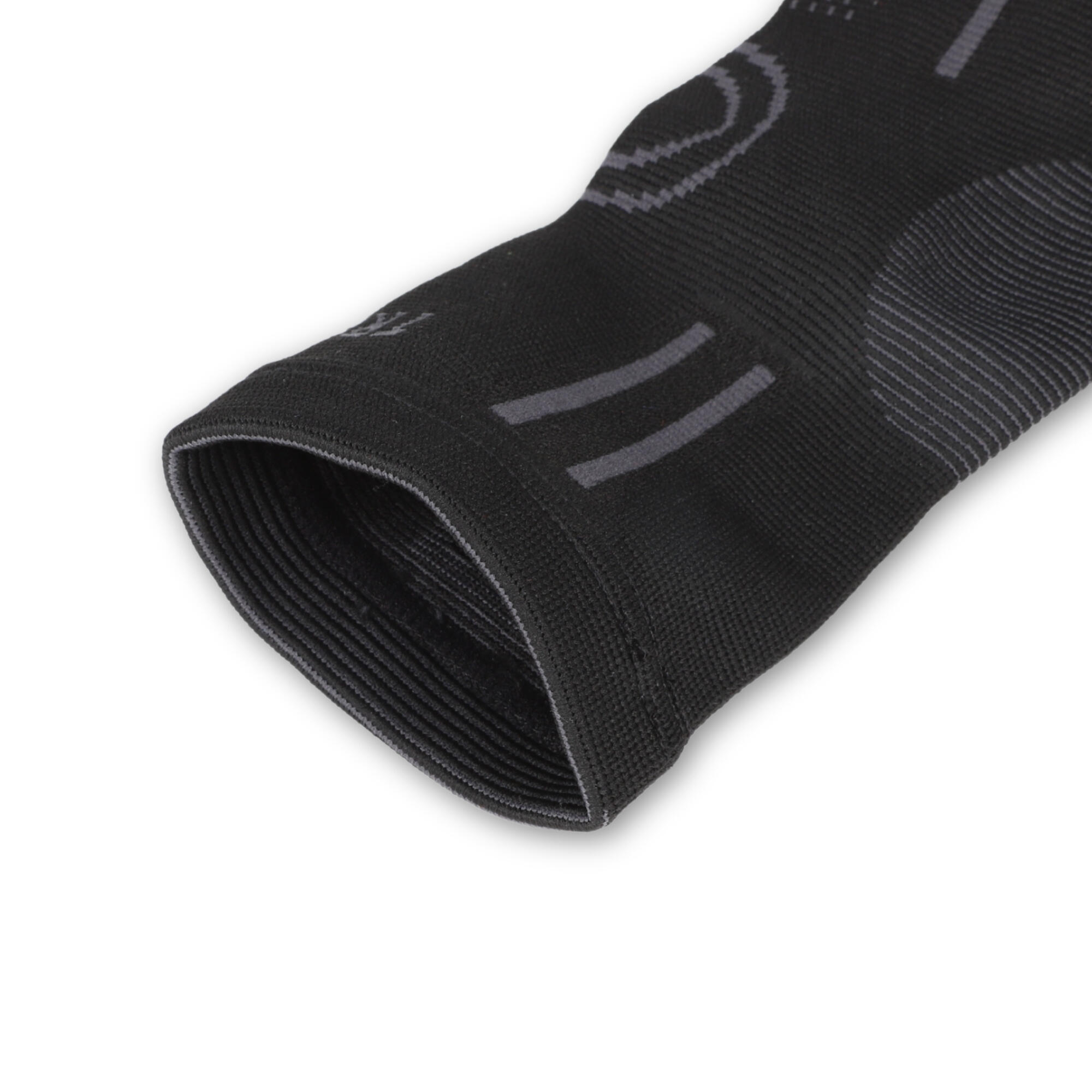 Enkelbrace – Ankle Sleeve – 3D Woven Compressie – Zwart/Grijs – Maat XL 6/7
