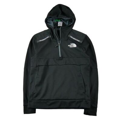 Tweedehands - heren zwarte tnf hoodie - zeer goede staat