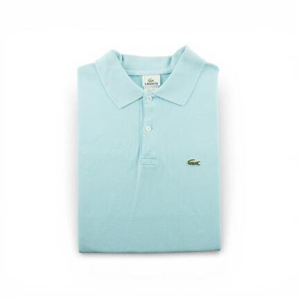 Second life - Kurzarm-Polohemd Herren Blau - In sehr gutem Zustand