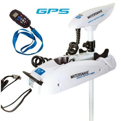 MOTORE DA PRUA WATERSNAKE STEALTH GPS 80LB 24V con gambo da 78