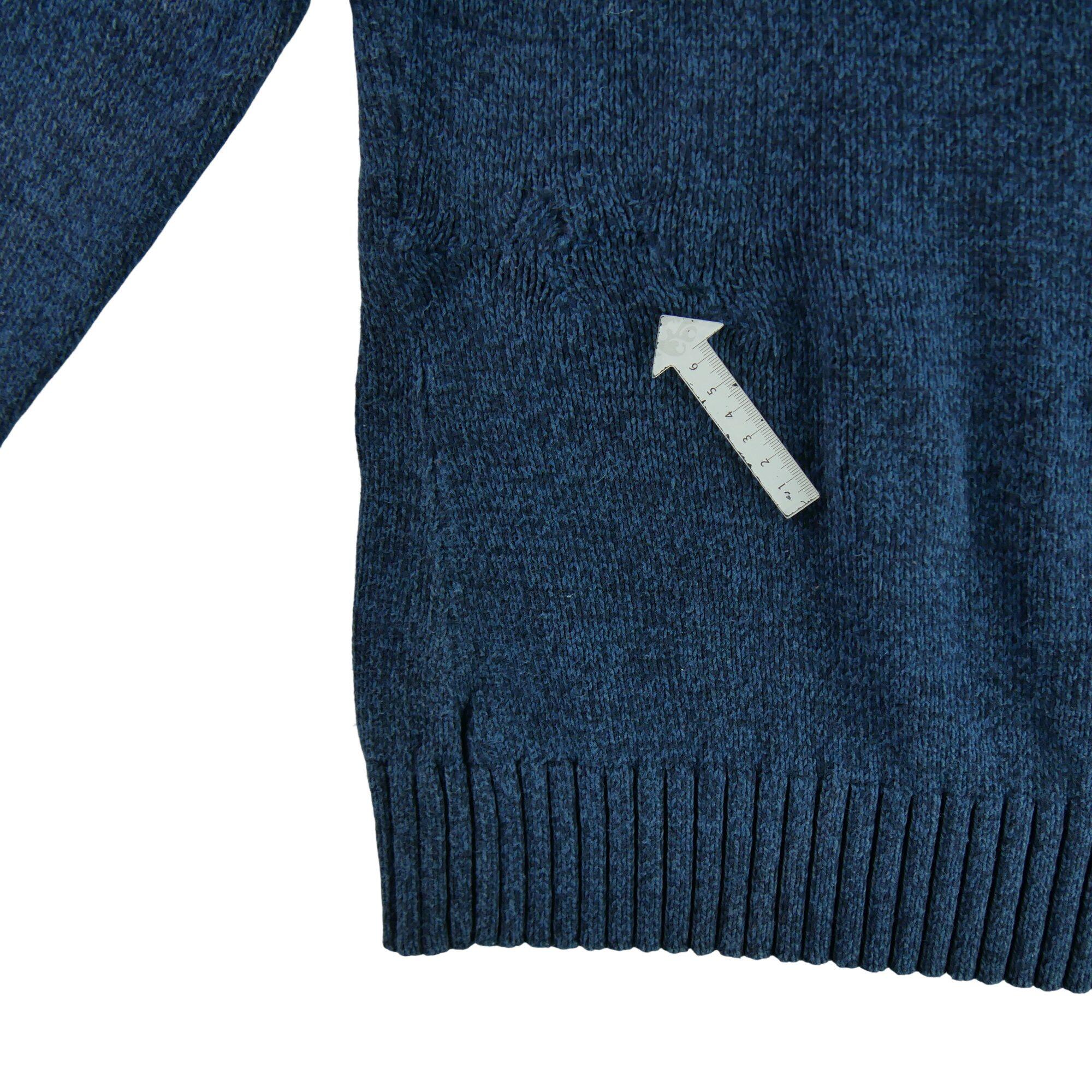 Seconde vie - Pull Femme  col roulé Marine - Bon état 5/6