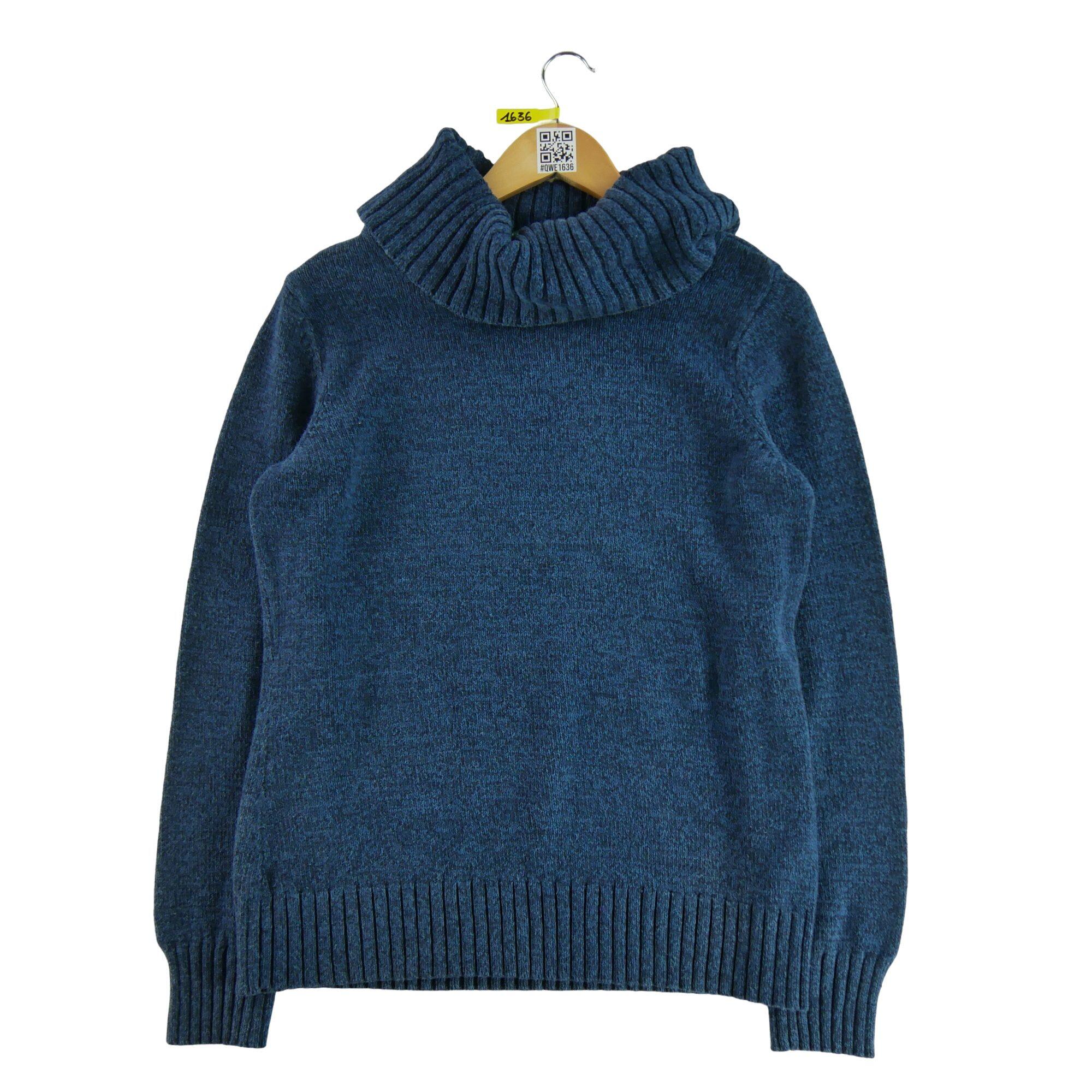 RALPH LAUREN Seconde vie - Pull Femme  col roulé Marine - Bon état