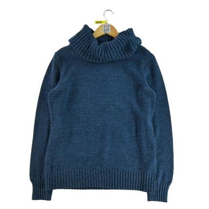 Seconde vie - Pull Femme col roulé Marine - Bon état