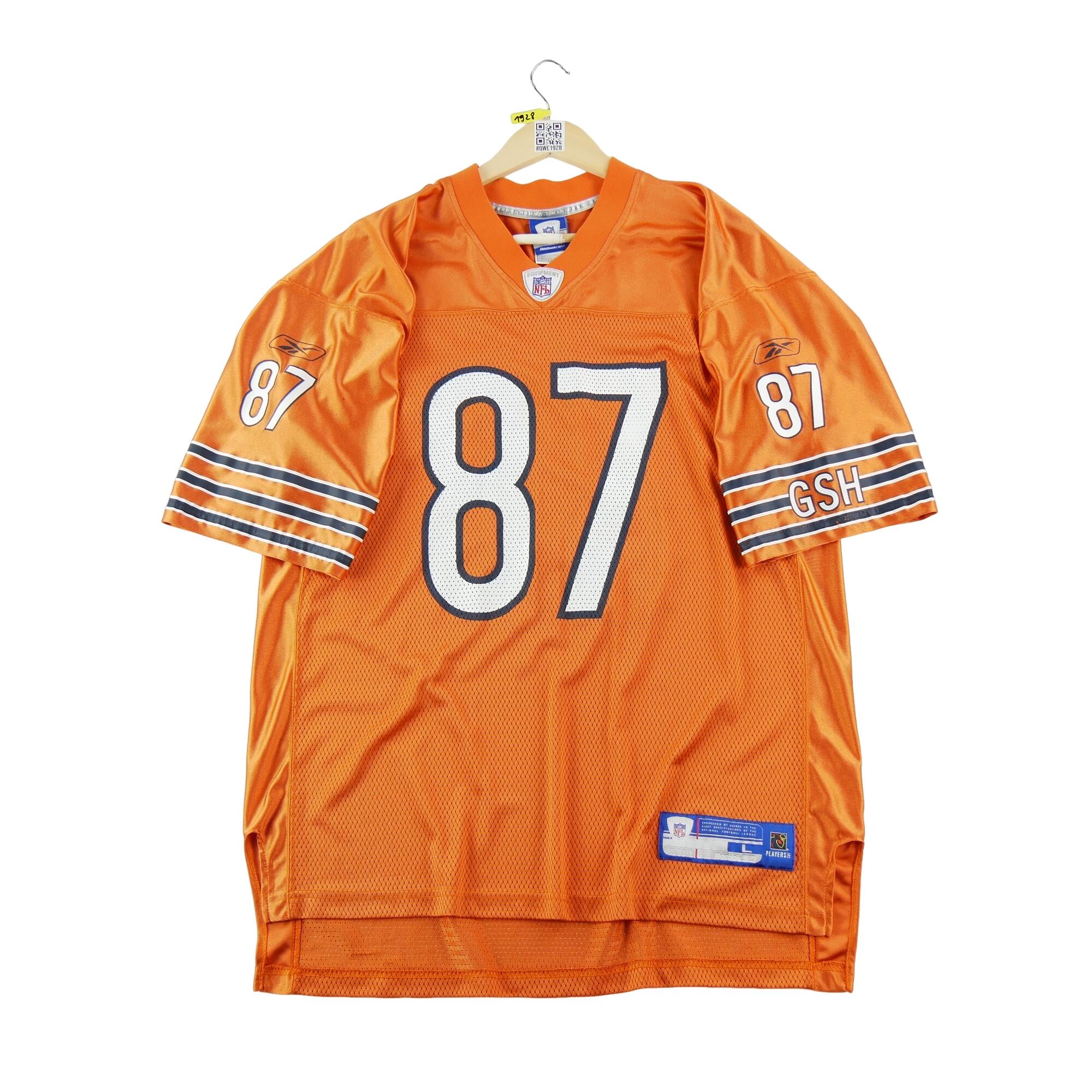 REEBOK Reconditionné - Maillot Homme NFL Chicago Bears Orange - Bon État