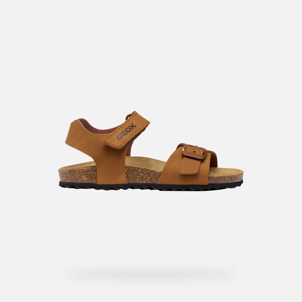 Sandales Garçon J GHITA BOY Caramel 2/7