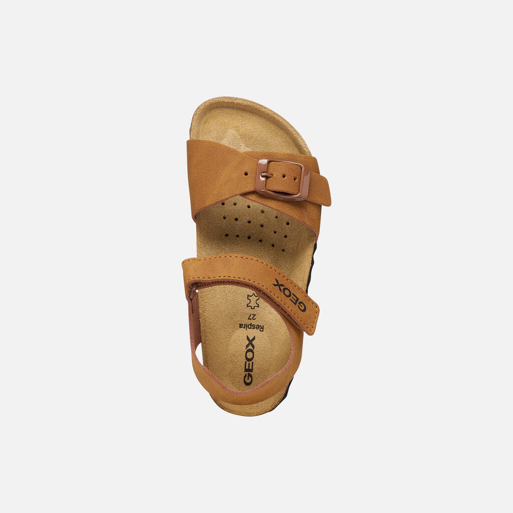 Sandales Garçon J GHITA BOY Caramel 7/7