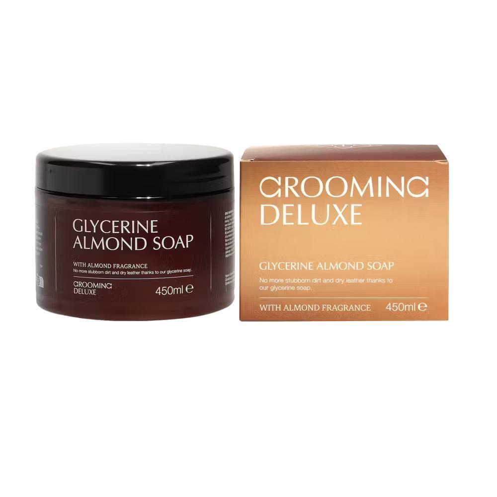 Leather saddle soap with almond and glycerin Grooming Deluxe