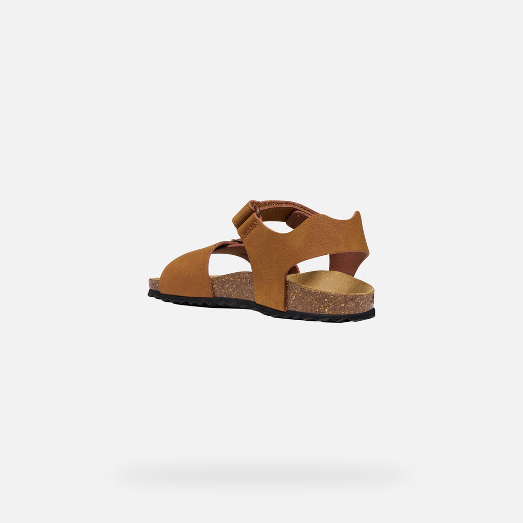 Sandales Garçon J GHITA BOY Caramel 5/7