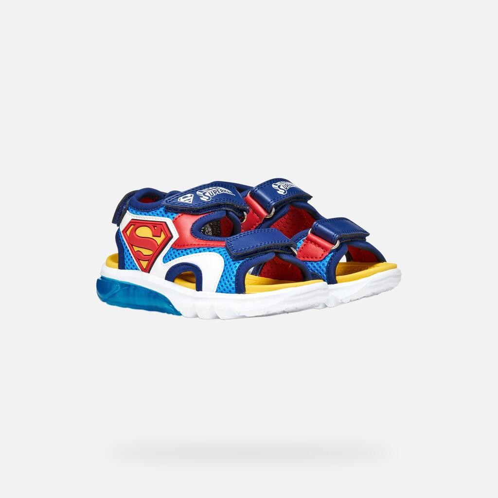 Baskets Garçon SANDAL CIBERDRON BOY Bleu Clair/Rouge 3/7