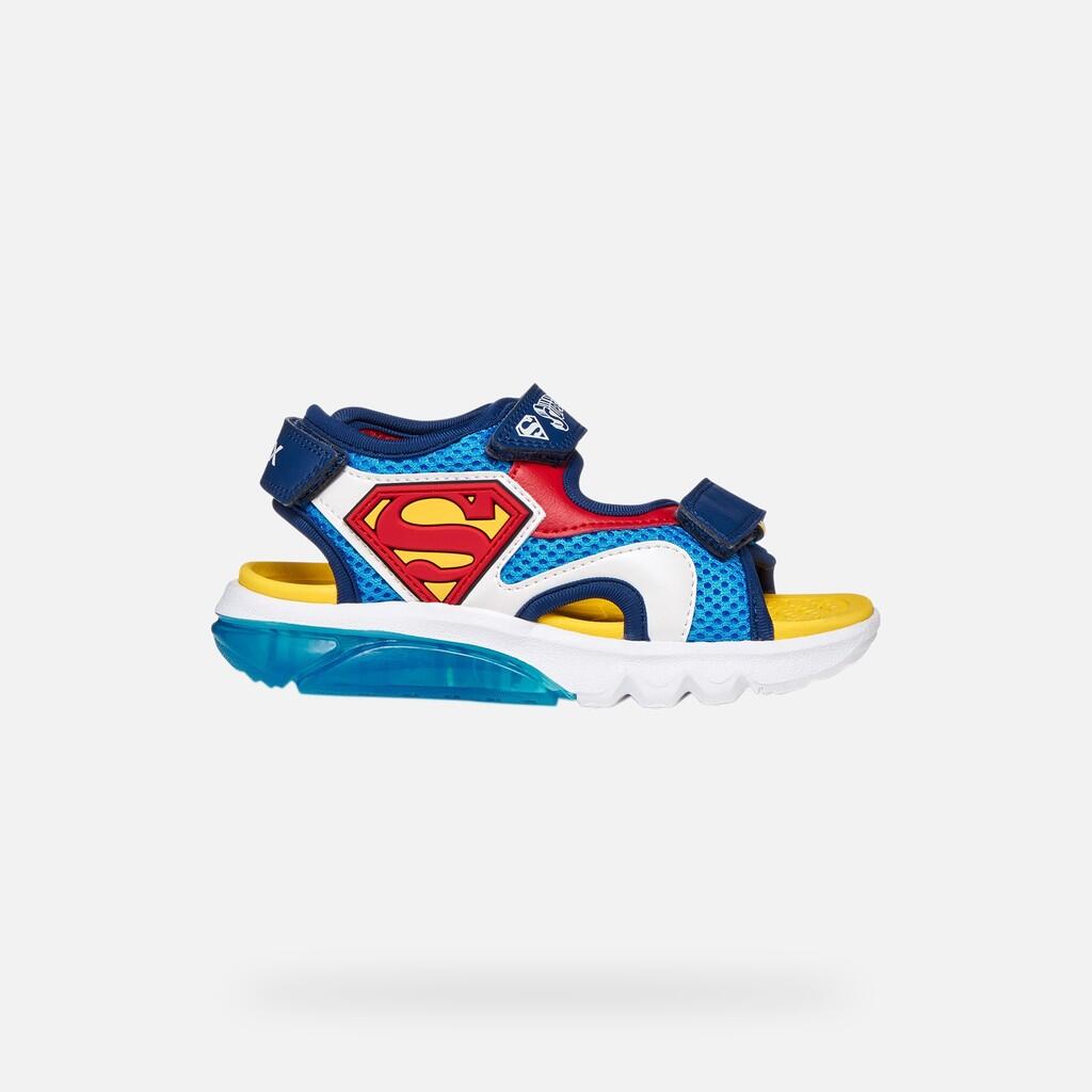 Baskets Garçon SANDAL CIBERDRON BOY Bleu Clair/Rouge 2/7
