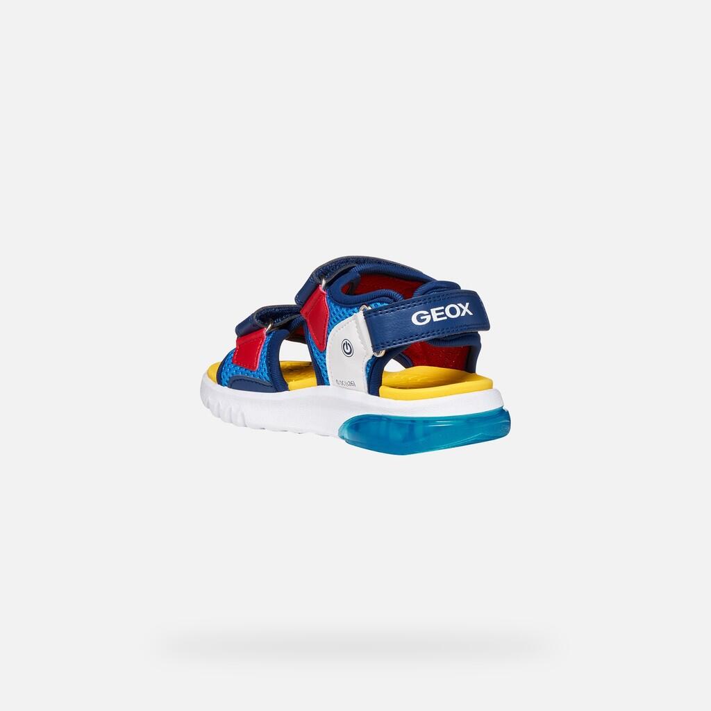 Baskets Garçon SANDAL CIBERDRON BOY Bleu Clair/Rouge 5/7