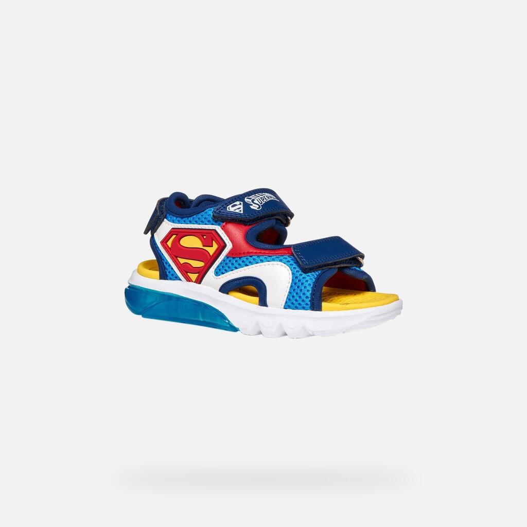 Baskets Garçon SANDAL CIBERDRON BOY Bleu Clair/Rouge 4/7
