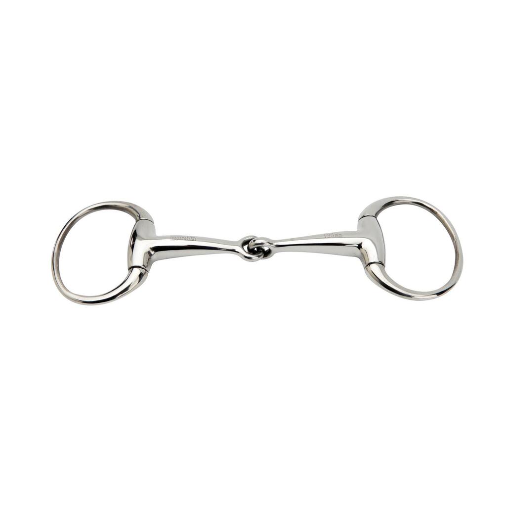 Hollow double-ring bit for horse HORKA