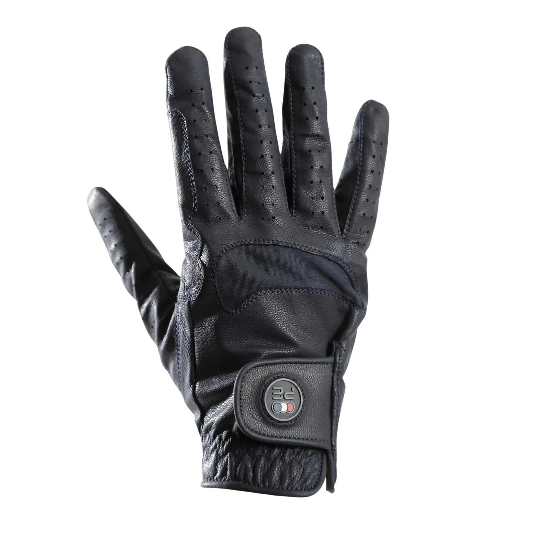 Guantes de montar de cuero para mujer Premier Equine Mizar 3/4