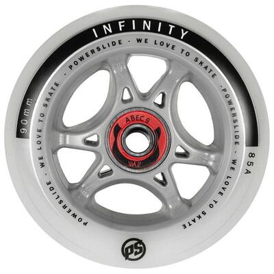 Inline-skate wiel powerslide infinity 90 rtr abec9/spacer (x4)