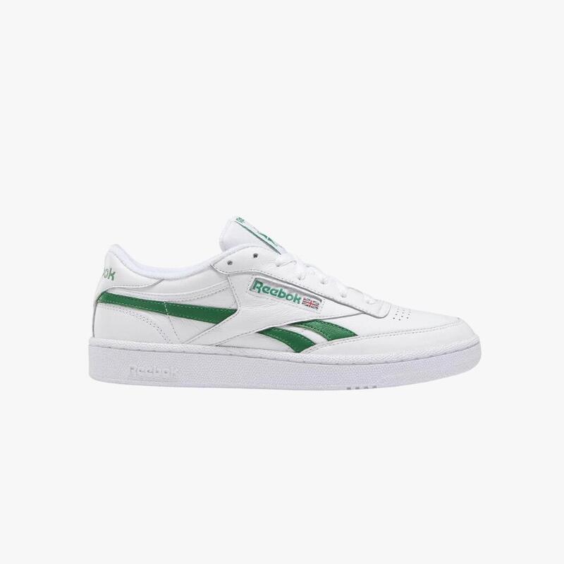 Pantofi Reebok Club C Revenge din piele alb-verde