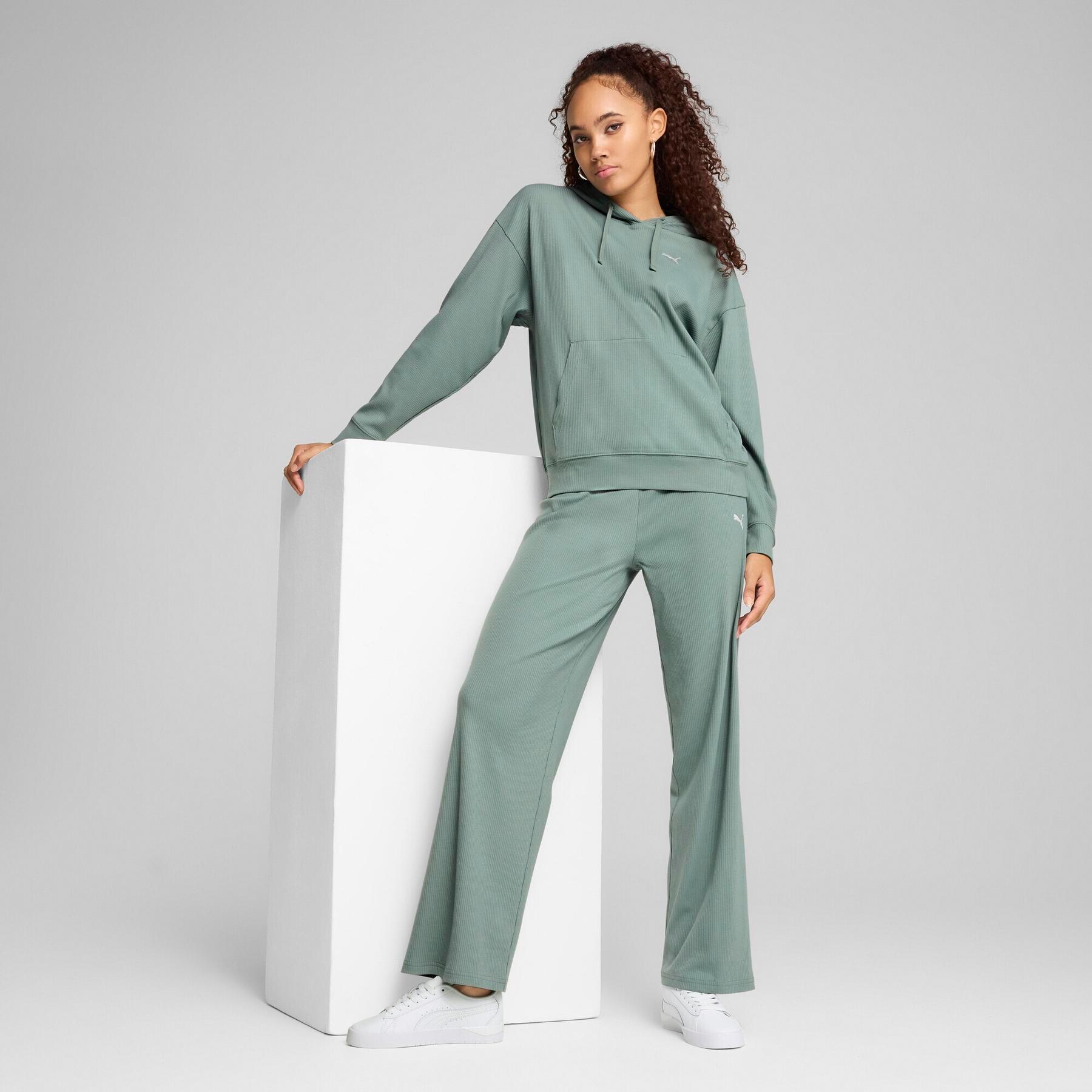 Felpa con cappuccio da donna Puma ESS Elevated Comfort 3/7