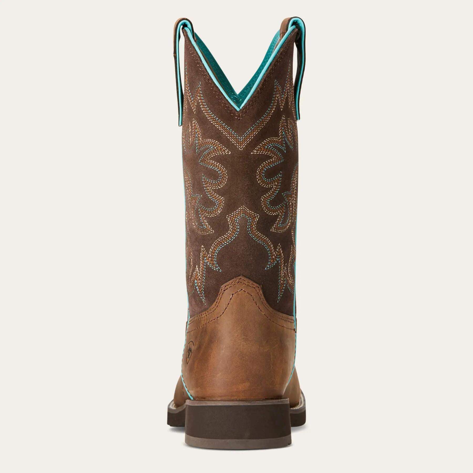 Bottes western en cuir femme Ariat Delilah Round Toe 3/5