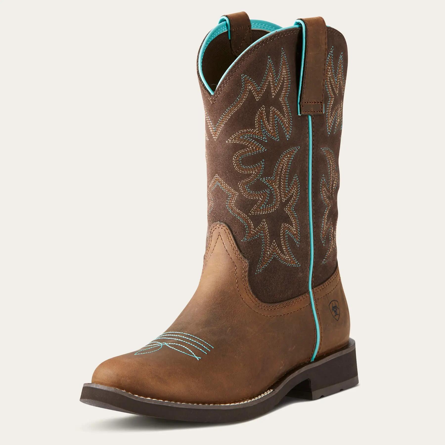 Bottes western en cuir femme Ariat Delilah Round Toe 2/5