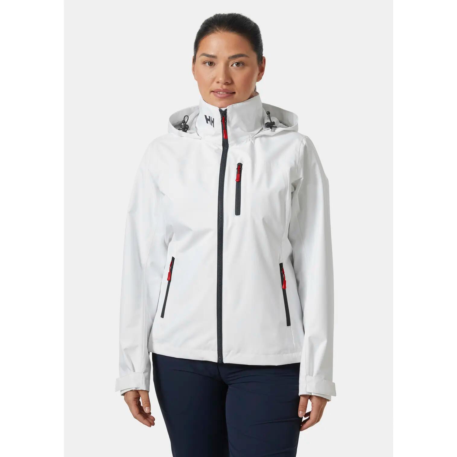 Giacca impermeabile con cappuccio da donna Helly Hansen Crew 2.0 2/7