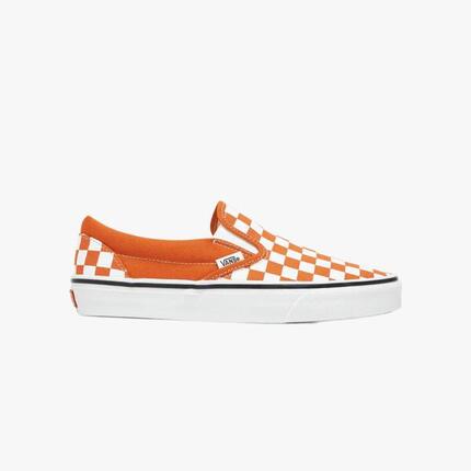 Zapatillas Vans Slip-On tablero de ajedrez naranja