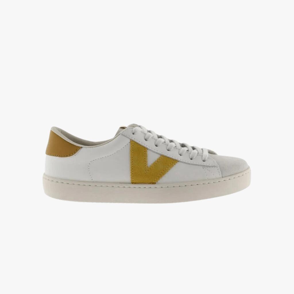 Baskets basses à lacets en cuir pour femme 1126142 7/7