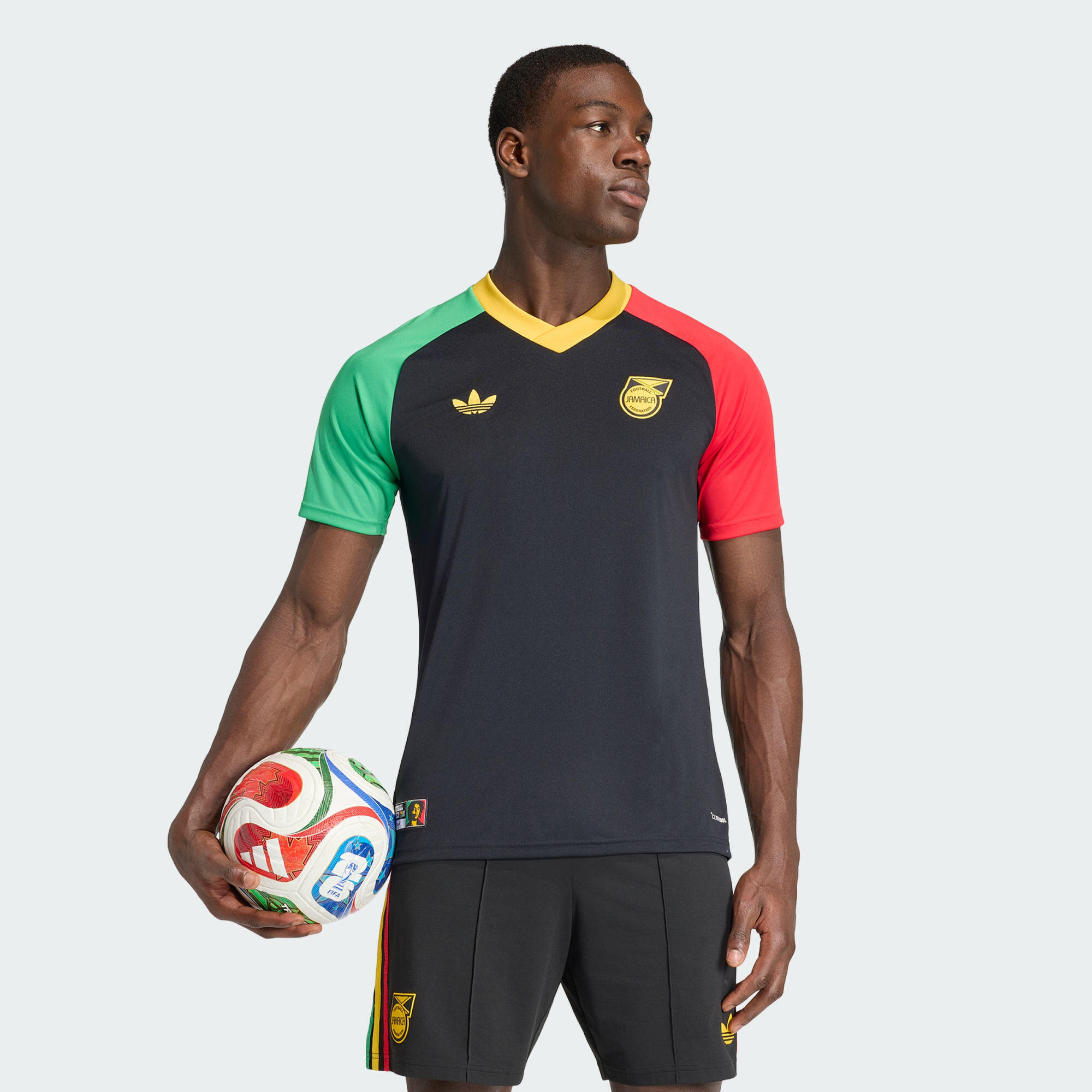 Camiseta de calentamiento segunda equipación Jamaica 26 x Bob