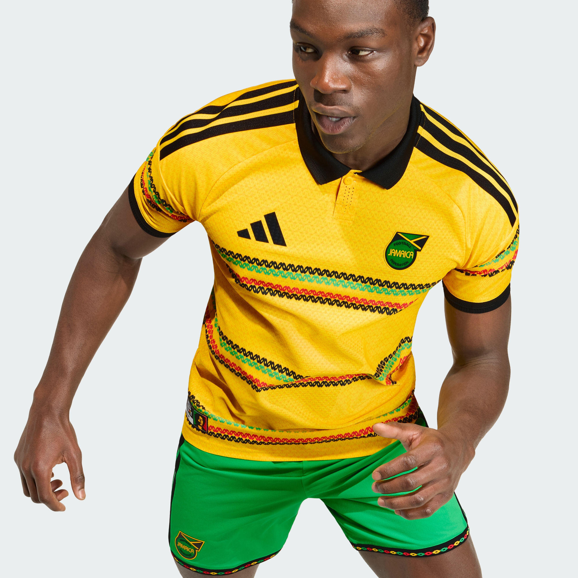 Jamaica 26 x Bob Marley Authentiek Thuisshirt 7/7