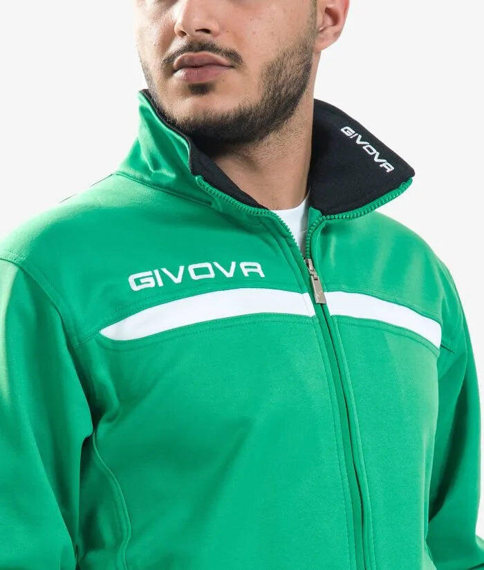 TUTA complete uomo givova verde/nero 5/7