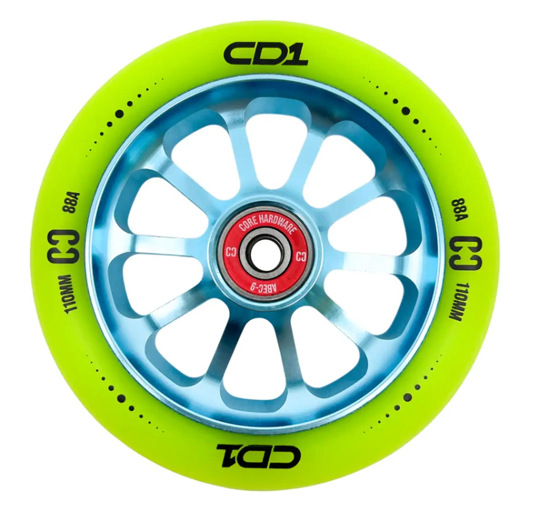 CORE CD1 Stunt-Scooter-Rad 110 mm Limettenblau 4/4