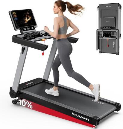 Klappbares Laufband F6, 10° Steigung, 1-16 km/h, 15 Modi, 48 cm breites Laufband