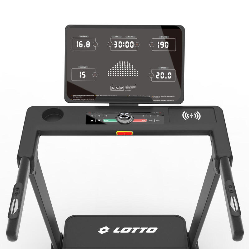 Banda de alergat electrica Lotto Perform M500, 3.75CP, 16km/h, 130x42cm pliabila
