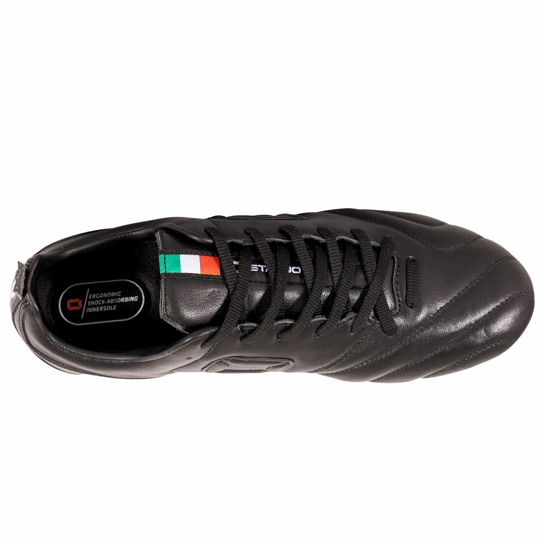 Scarpe calcio con i piedi per terra Stanno Nibbio Nero 4/5
