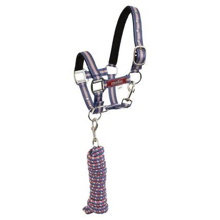 Set aus Halfter und Führstrick mit Karabinerhaken Premiere